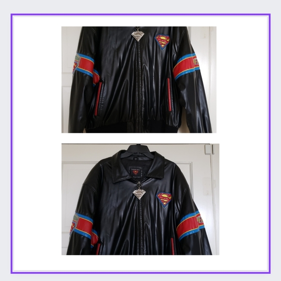 🔥VINTAGE SUPERMAN JACKET-FINAL - Picture 3 of 16